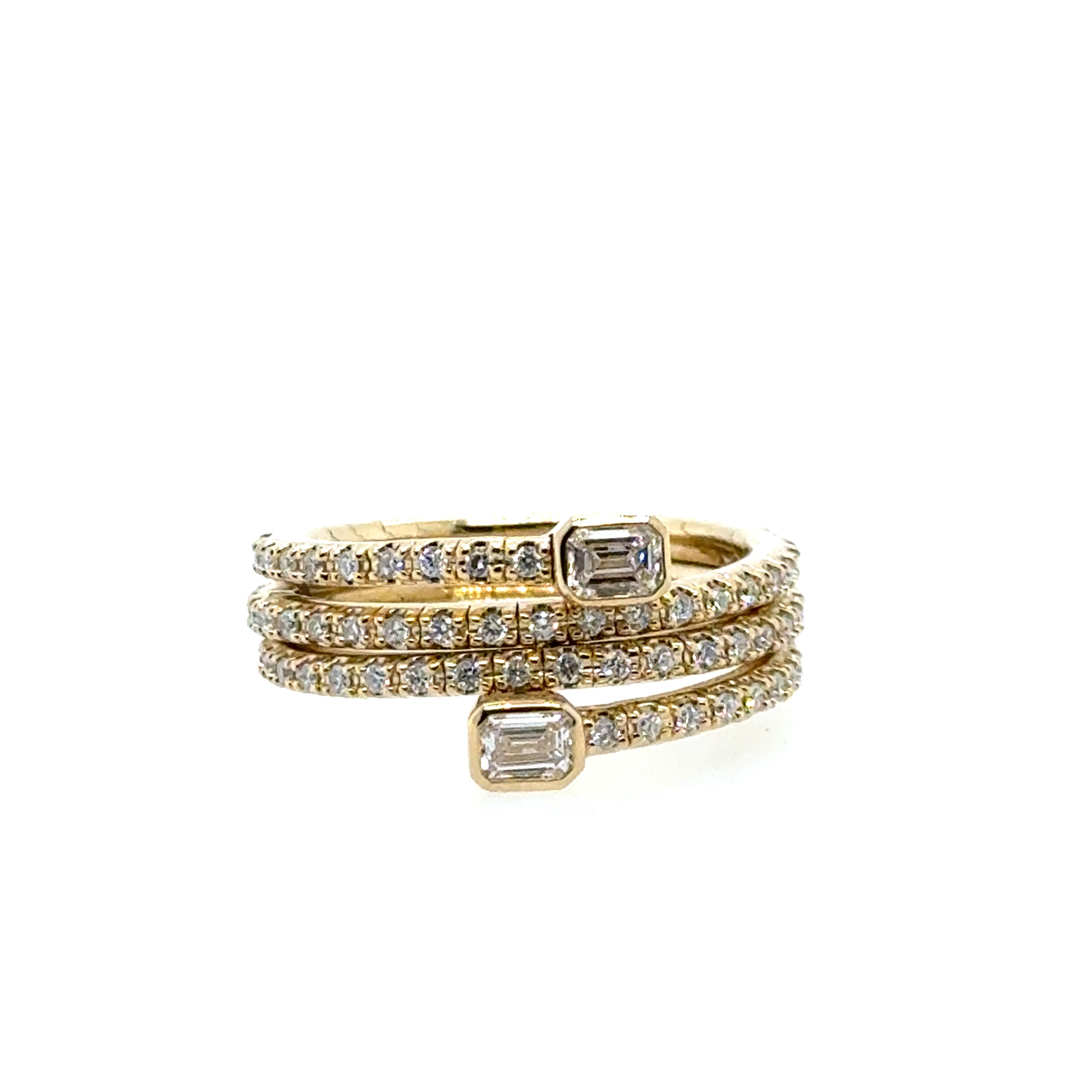 14 Karat Flexie Diamond Ring