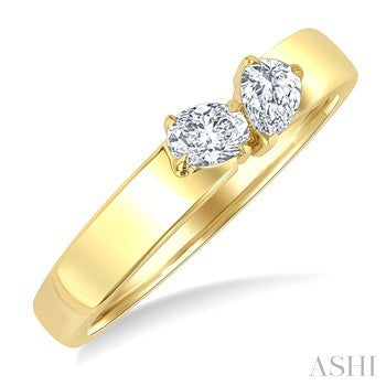 14 Karat Toi Et Moi Diamond Ring