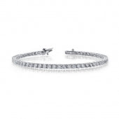 Sterling Silver Cubic Zirconia Bracelet