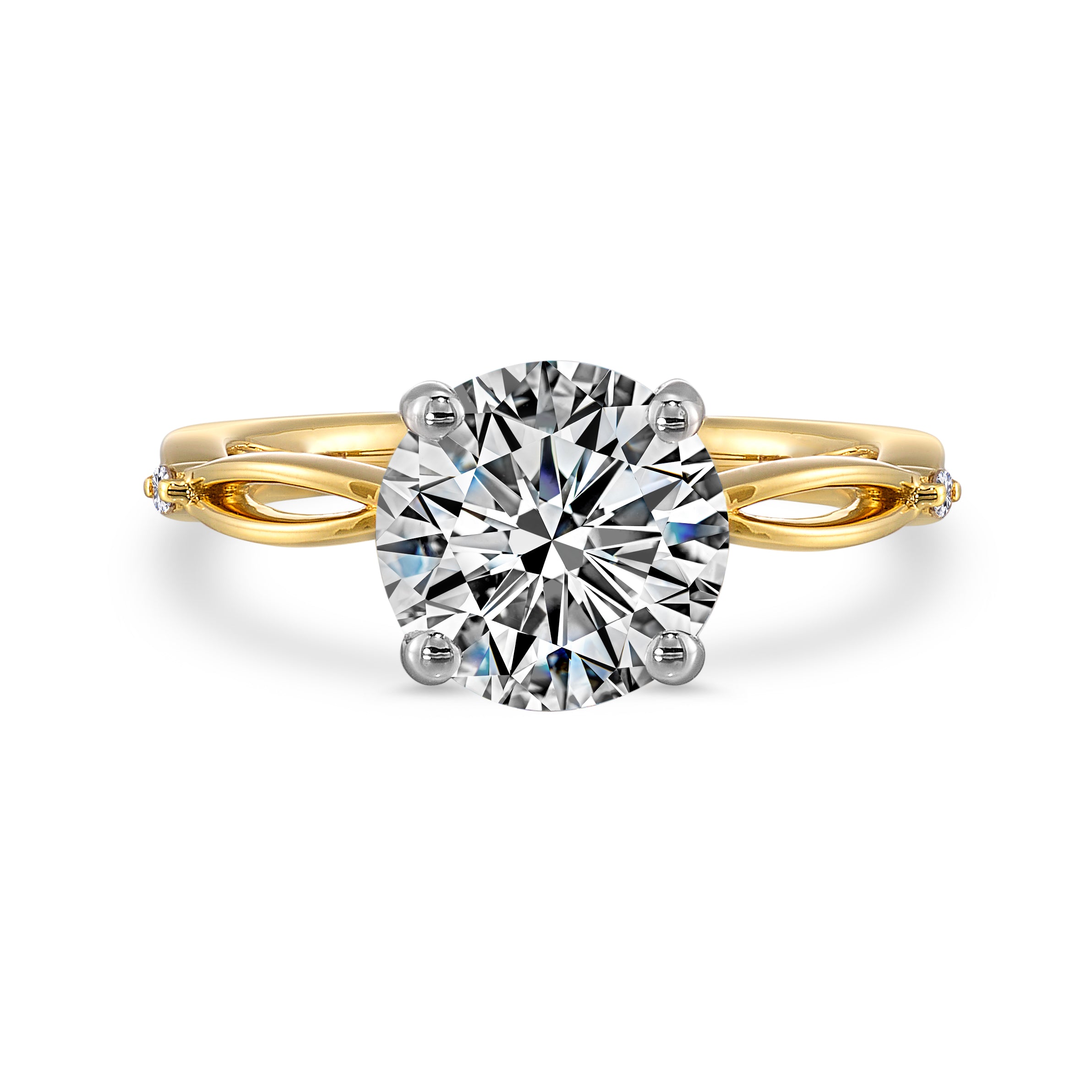 14 Karat Semi Mount Semi-Mount *center stone not included - Gemsone Corp.