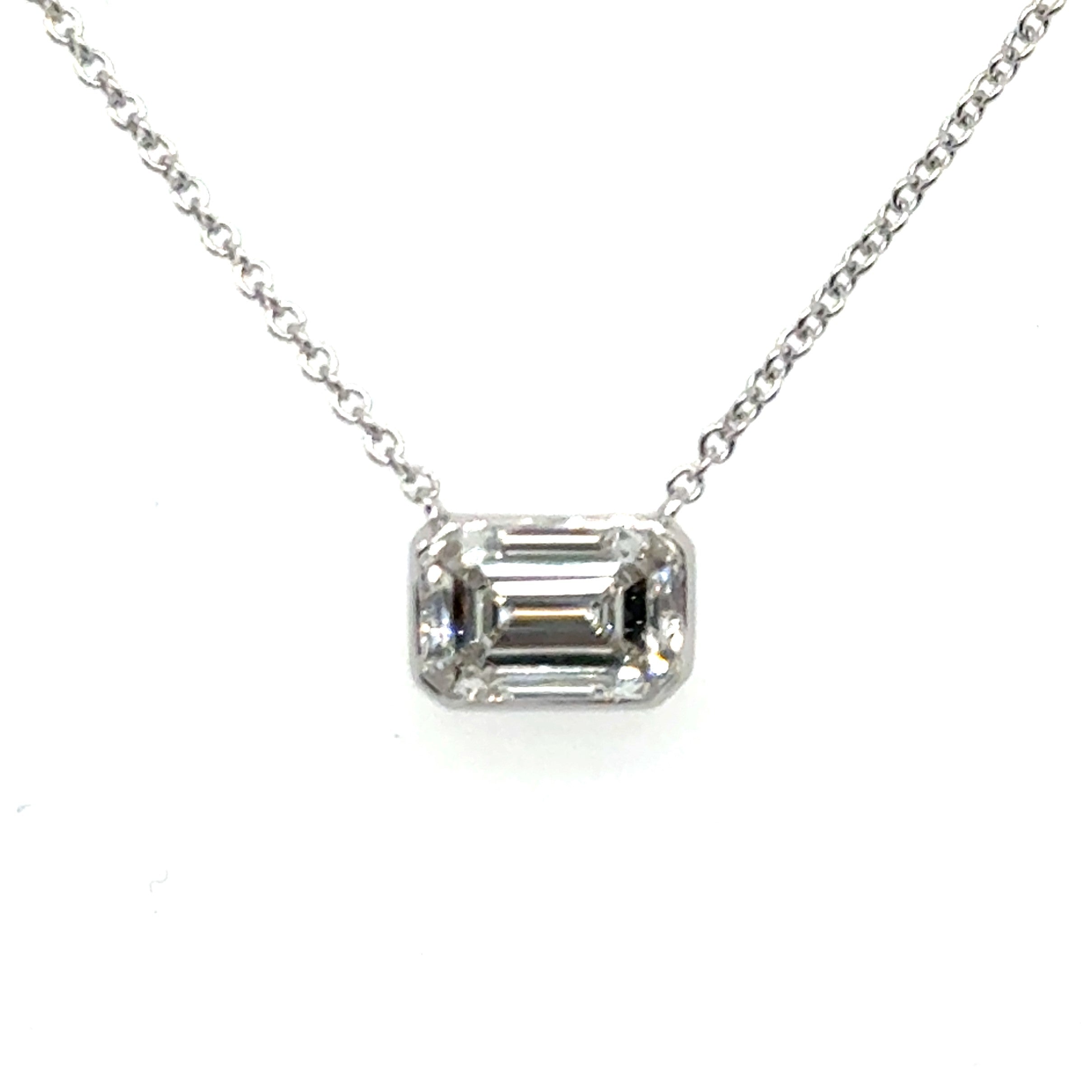 14 Karat Solitaire Lab Grown Diamond Pendant