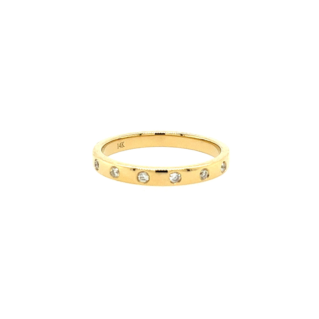 14K Yellow Gold Lakeshore Diamond Fashion Ring