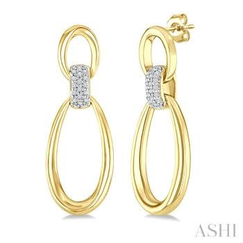 Sterling Silver Diamonds Earrings