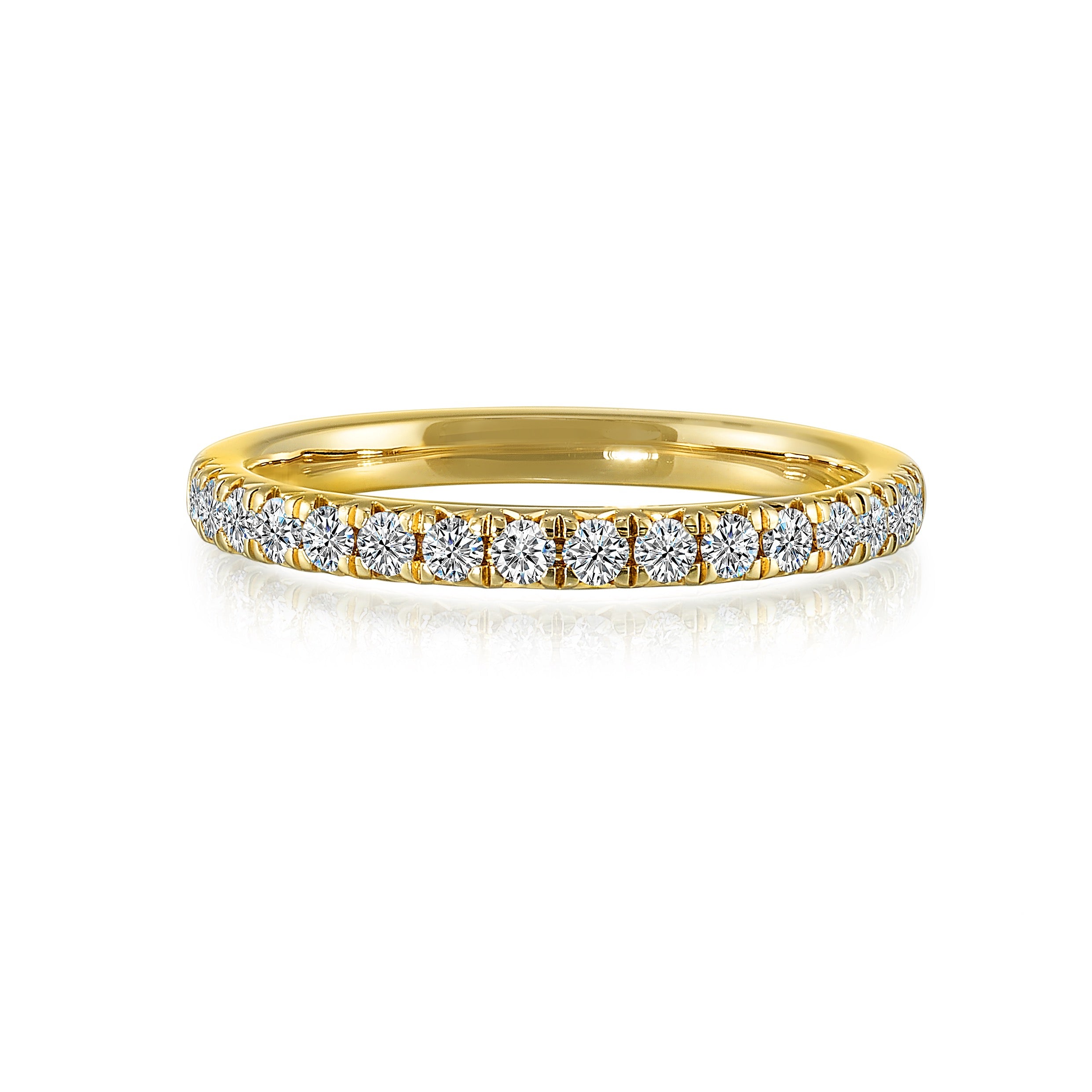 14 Karat Lakeshore Diamond Wedding Band - Gemsone Corp.