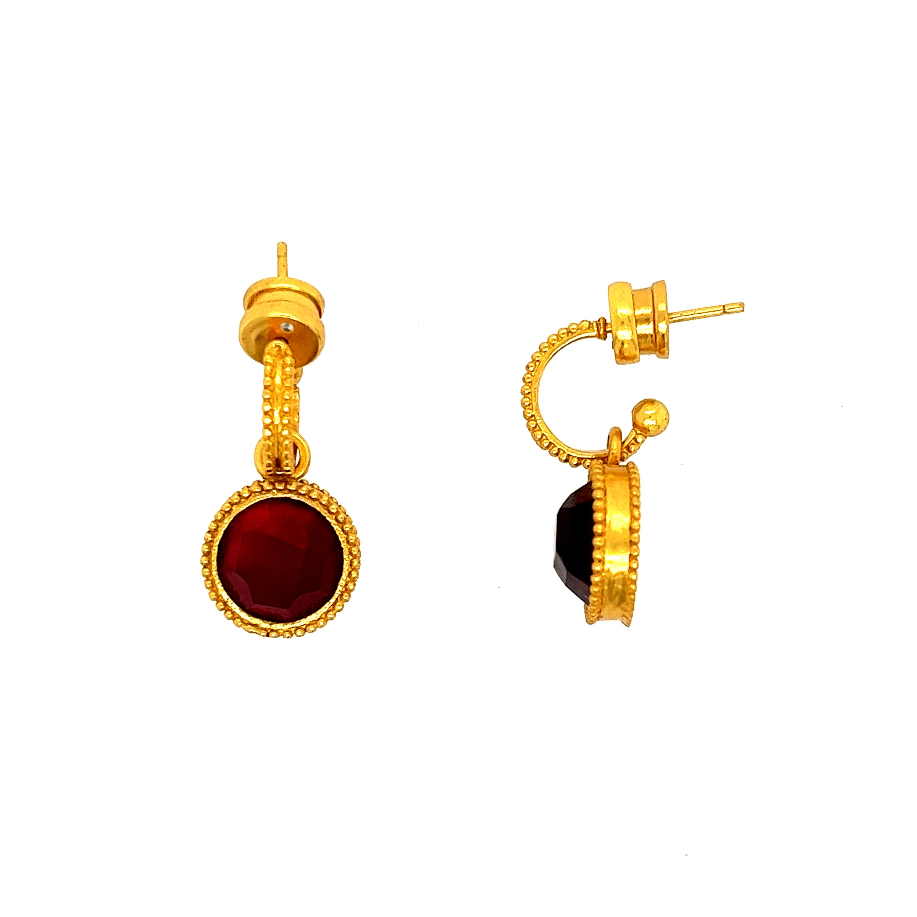 Gold Plated Dangle/Crystal