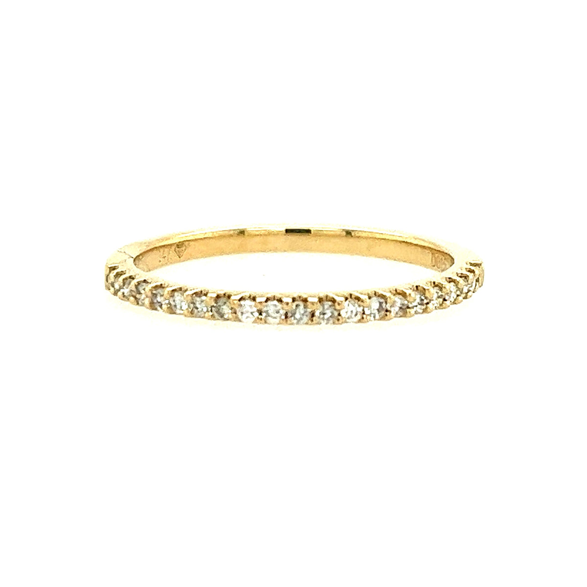 14K Yellow Gold Shared Prong Lakeshore Diamond Anniversary Ring - Lakeshore Diamonds
