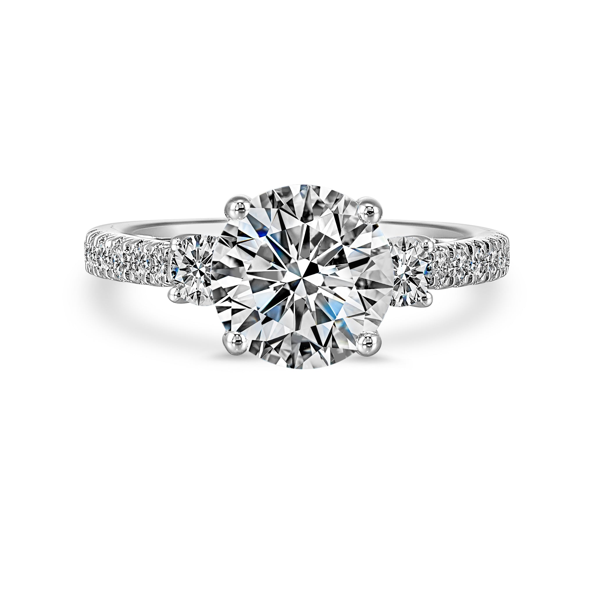 14 Karat Lakeshore Semi-Mount *center stone not included - Gemsone Corp.