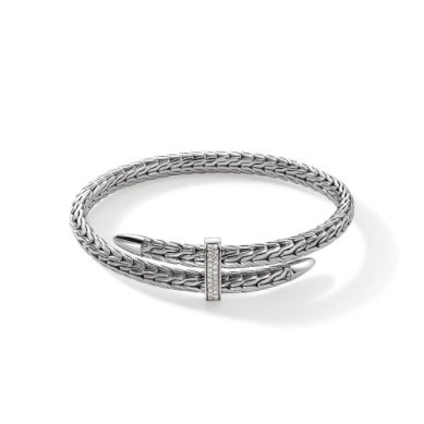 Sterling Silver Diamond Bracelet
