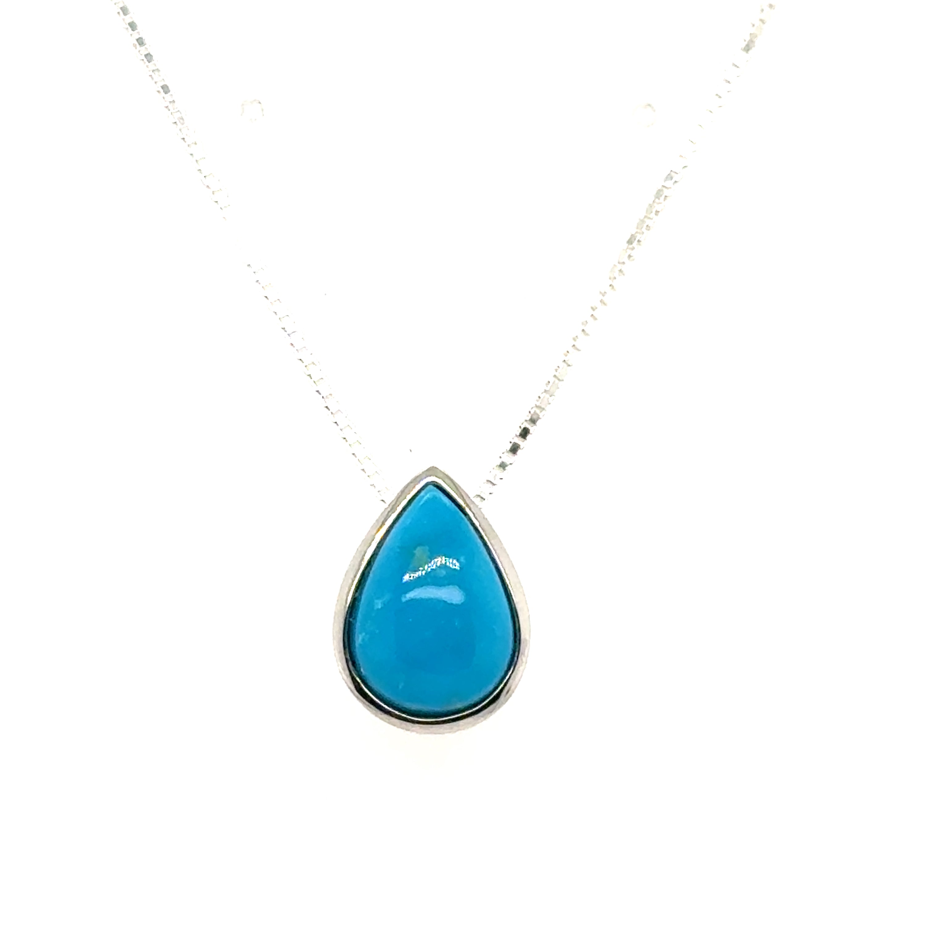 Sterling Silver Turquoise Pendant
