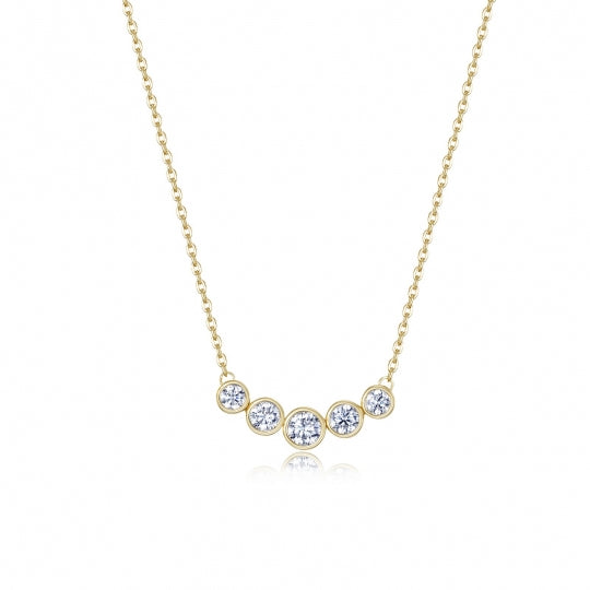 Gold Plated CZ Necklace