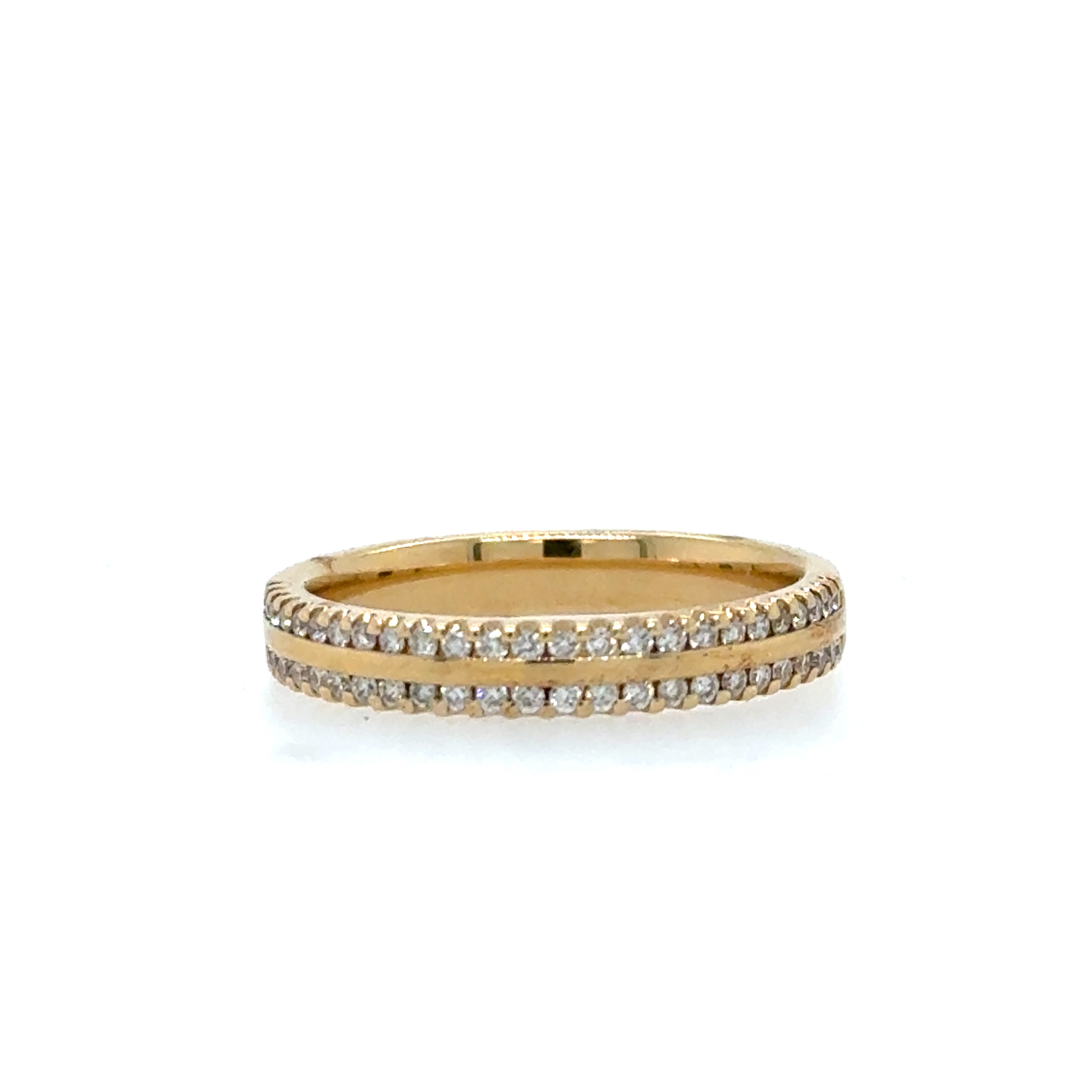 14 Karat Diamond Wedding Band