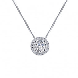 Sterling Silver Cubic Zirconias Pendant