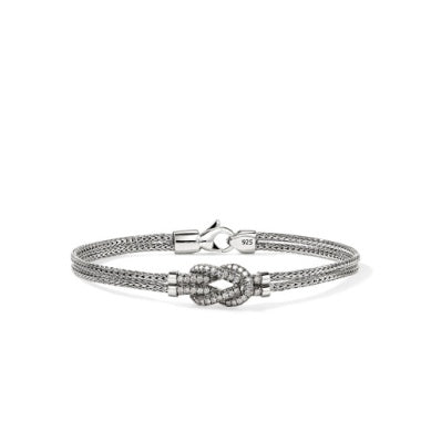 Sterling Silver Diamond Bracelet