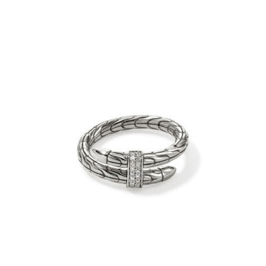 Sterling Silver Diamond Ring