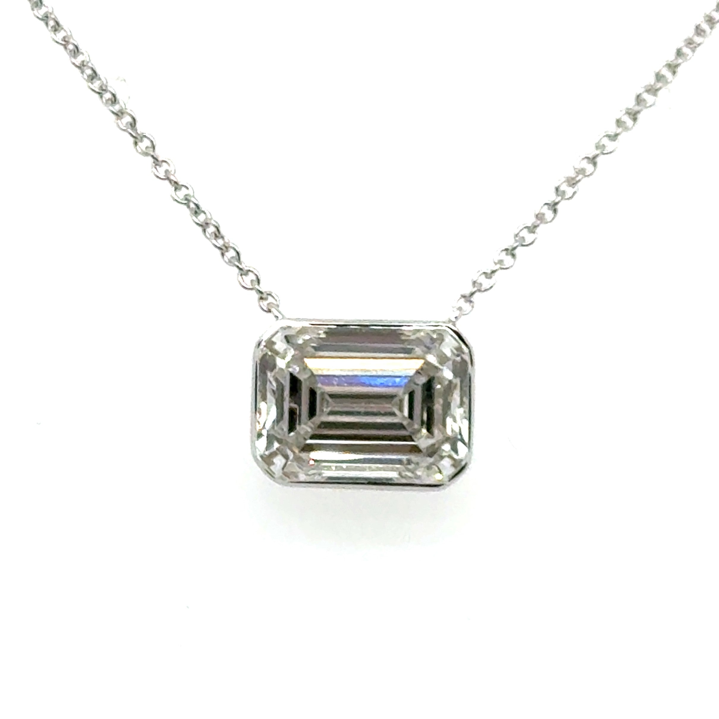 14 Karat Solitaire Lab Grown Diamond Pendant