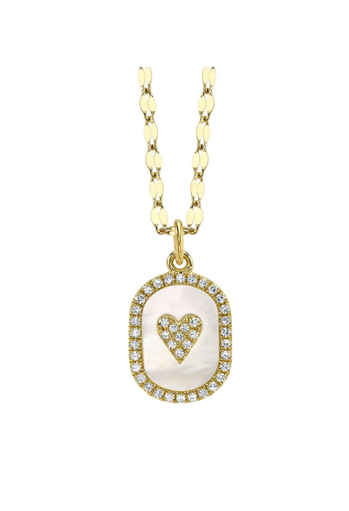 14 Karat Drop Diamond Pendant