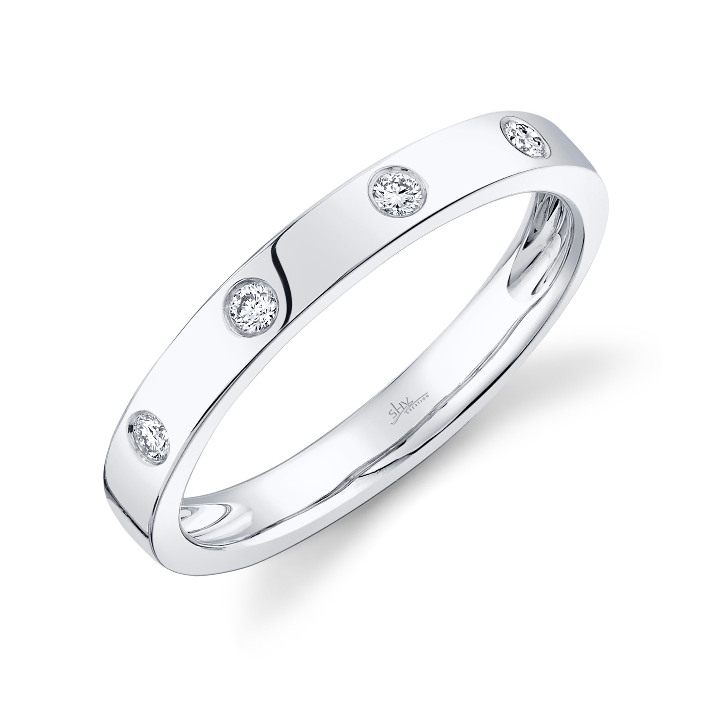 14k White Gold Diamond Fashion Ring