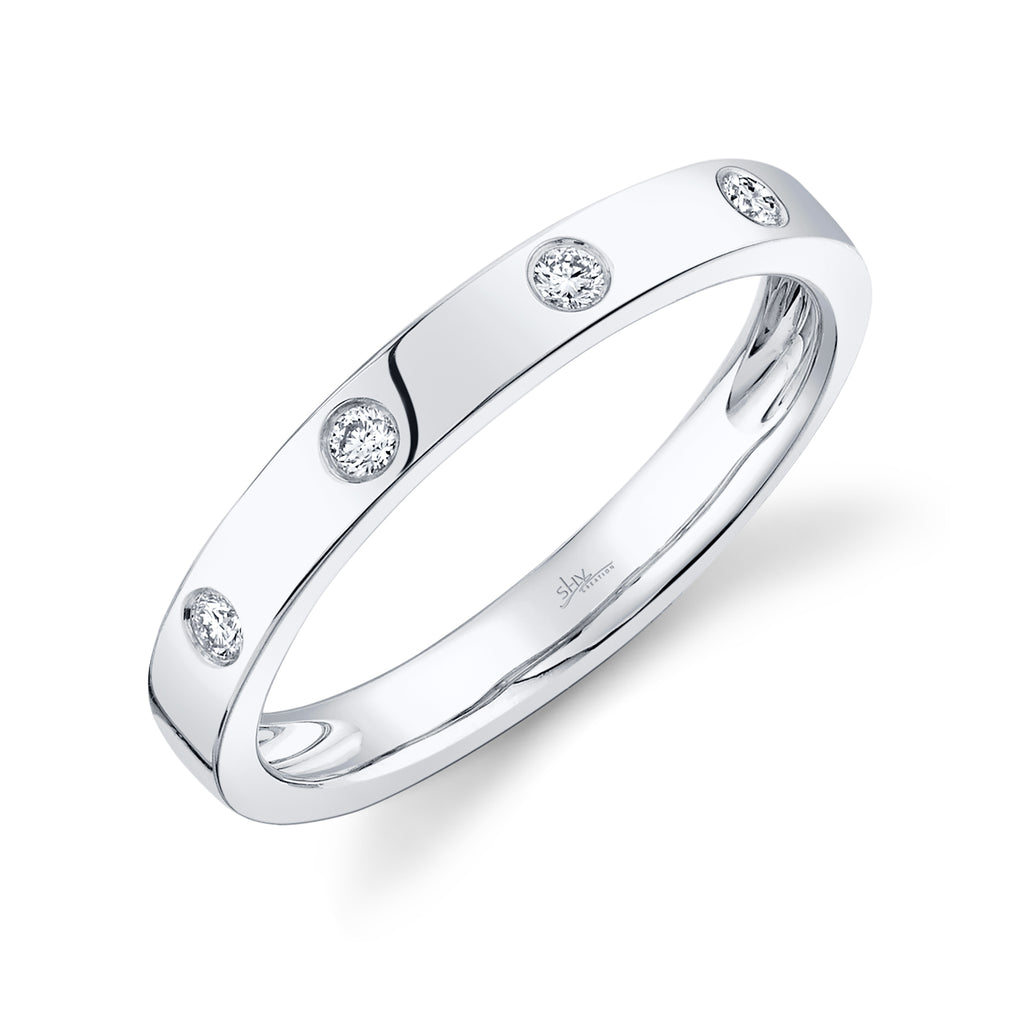 14k White Gold Diamond Fashion Ring
