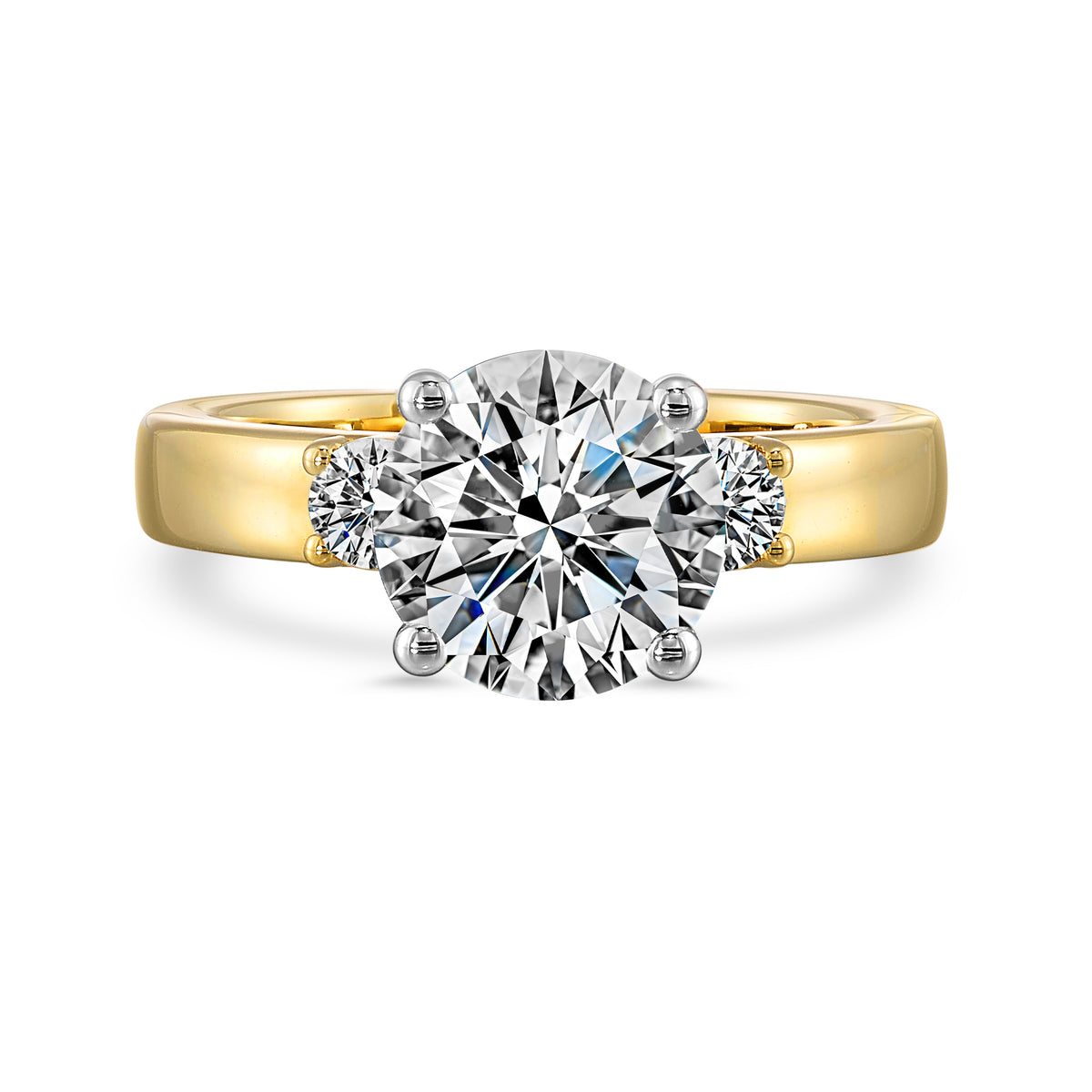 14 Karat Lakeshore Semi-Mount *center stone not included - Gemsone Corp.
