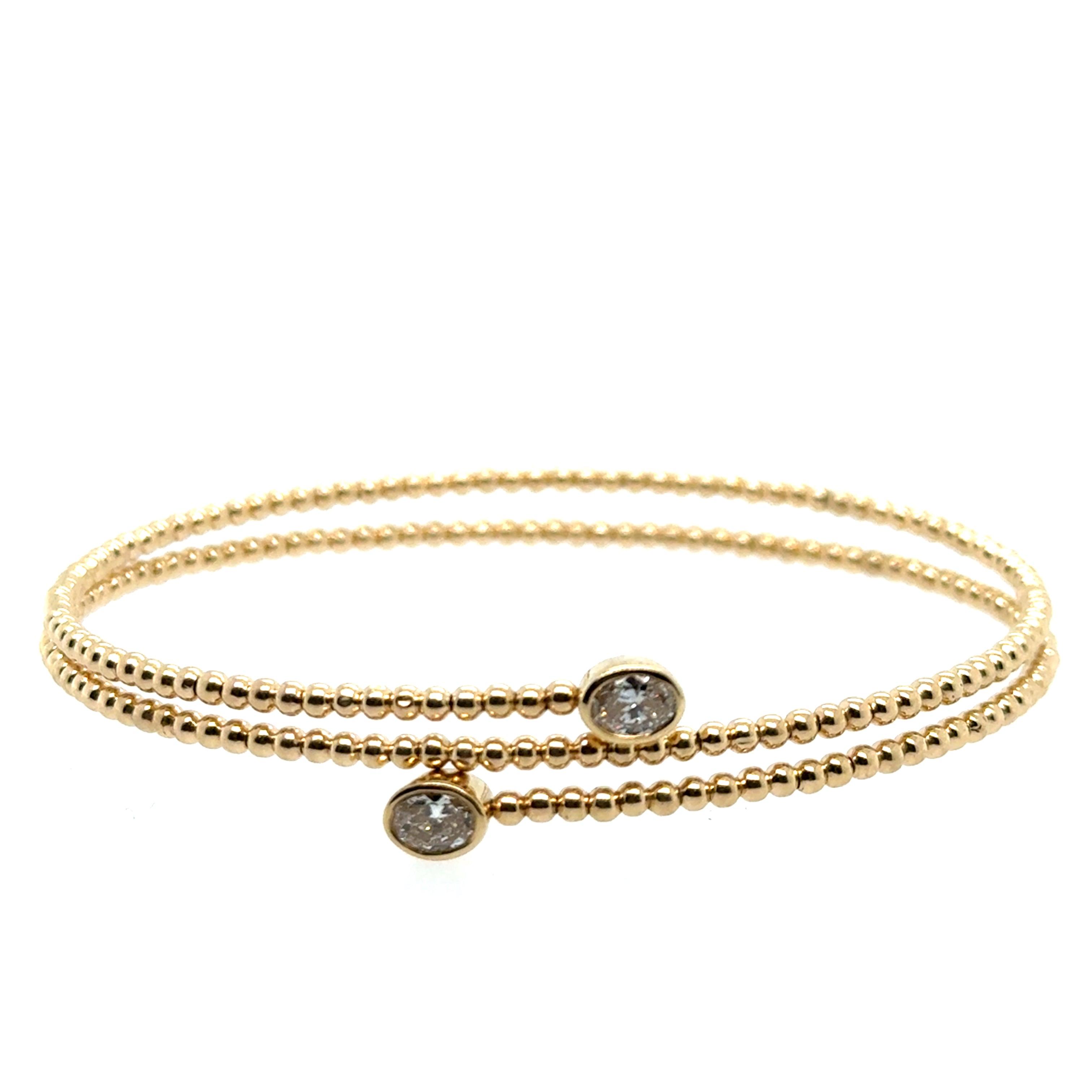 14 Karat Diamond Flexie Bracelet